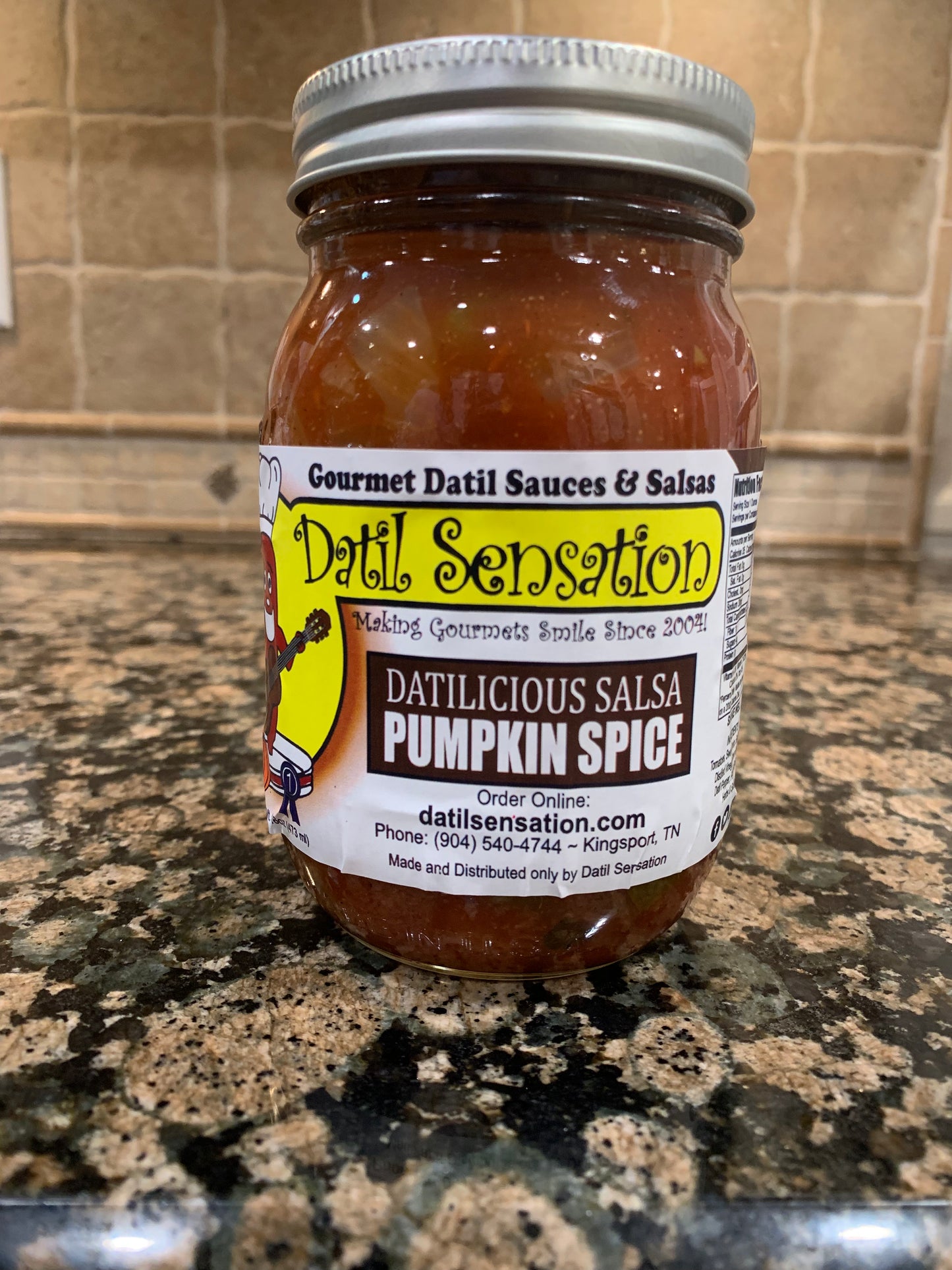 Pumpkin Spice Mild Datil Pepper Salsa