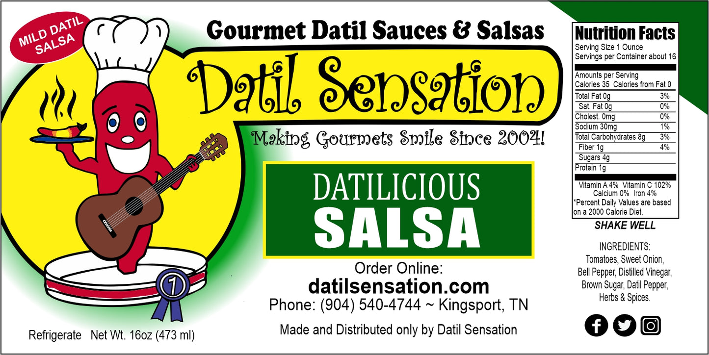 Mild Datil Pepper Salsa